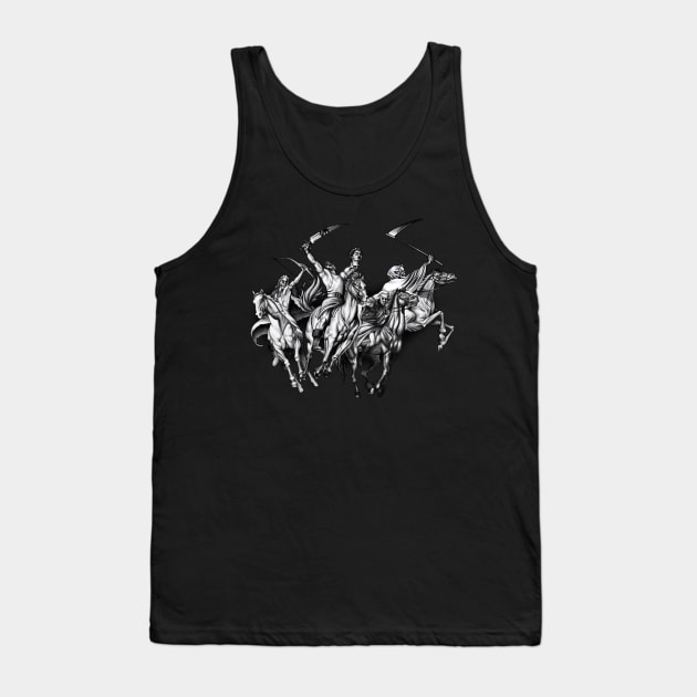 Four Horseman of the Apocalypse Tank Top by bonedesigns